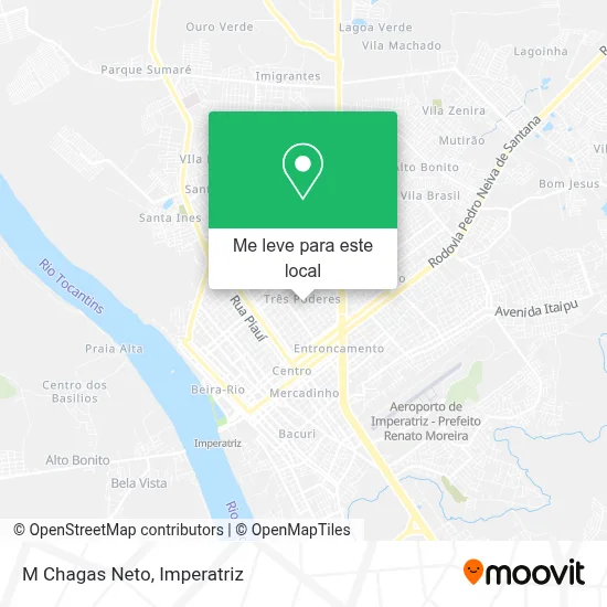 M Chagas Neto mapa