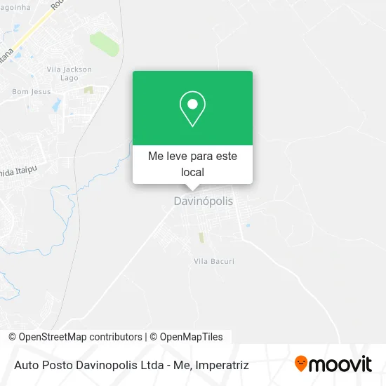 Auto Posto Davinopolis Ltda - Me mapa