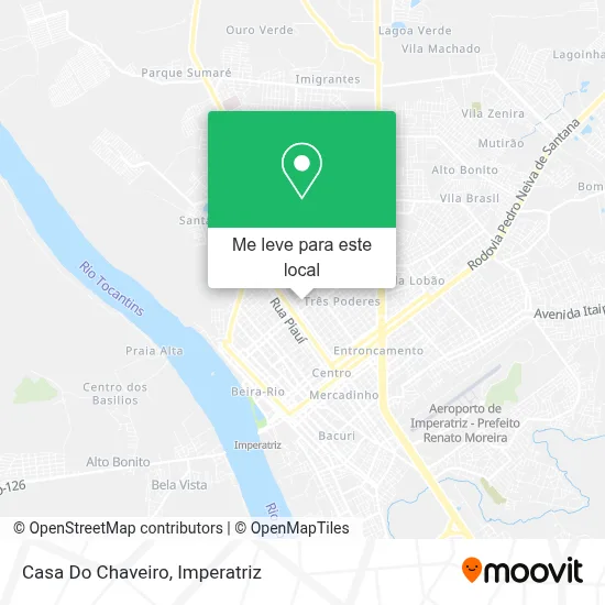 Casa Do Chaveiro mapa