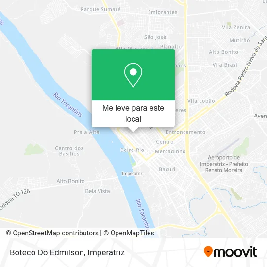 Boteco Do Edmilson mapa