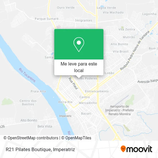 R21 Pilates Boutique mapa