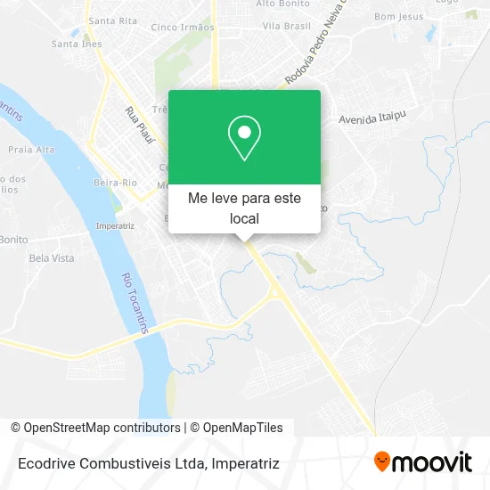 Ecodrive Combustiveis Ltda mapa