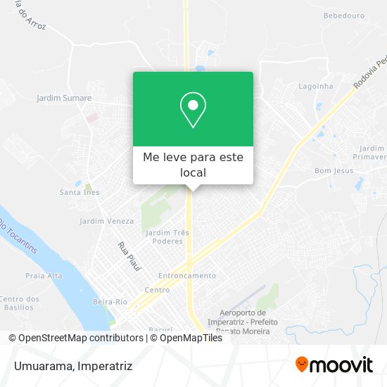 Umuarama mapa