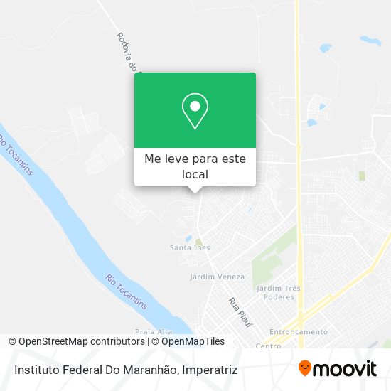 Instituto Federal Do Maranhão mapa