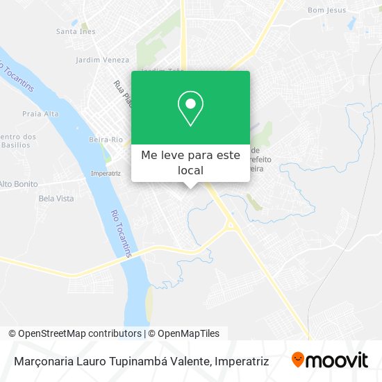 Marçonaria Lauro Tupinambá Valente mapa