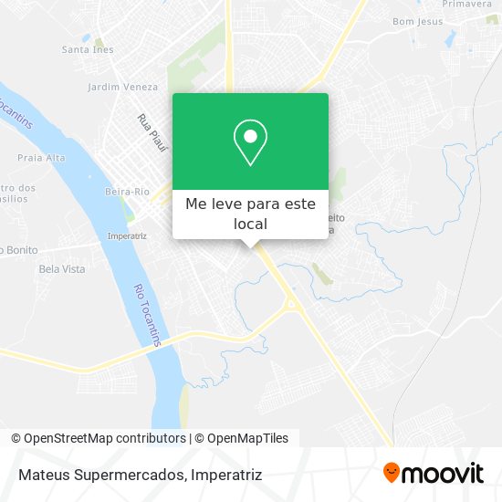 Mateus Supermercados mapa