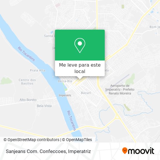 Sanjeans Com. Confeccoes mapa