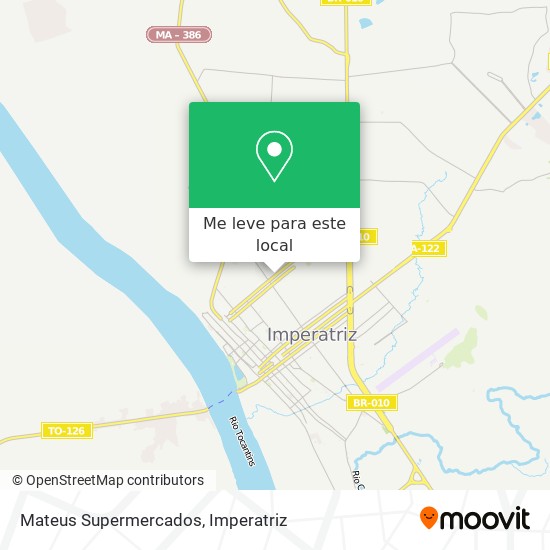 Mateus Supermercados mapa