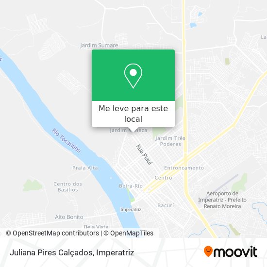Juliana Pires Calçados mapa