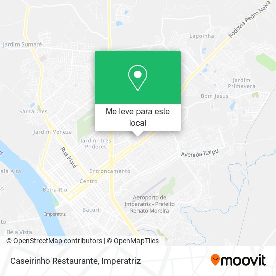 Caseirinho Restaurante mapa