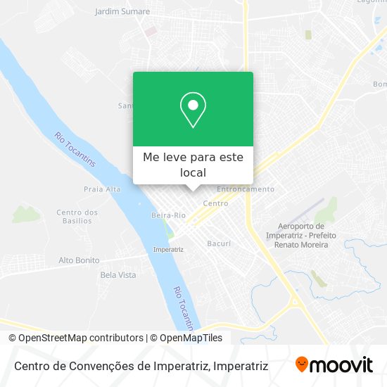 Centro de Convenções de Imperatriz mapa