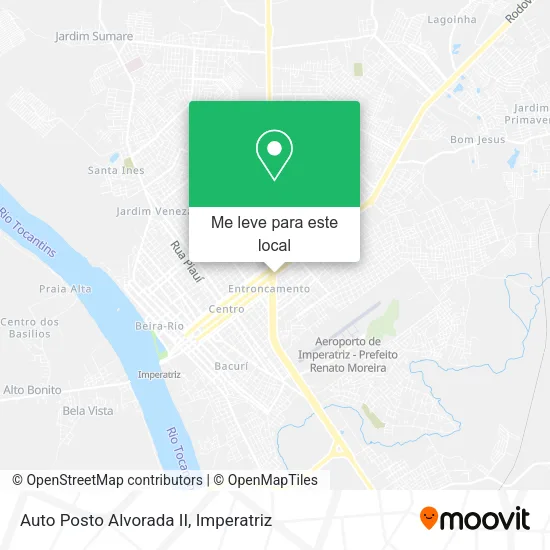 Auto Posto Alvorada II mapa