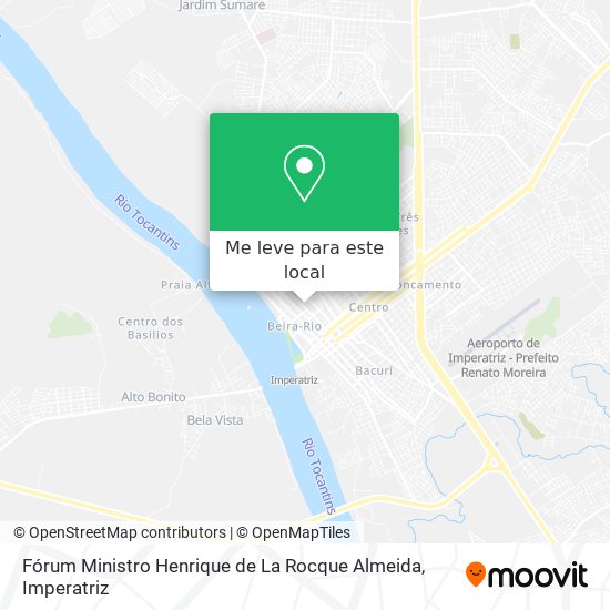 Fórum Ministro Henrique de La Rocque Almeida mapa