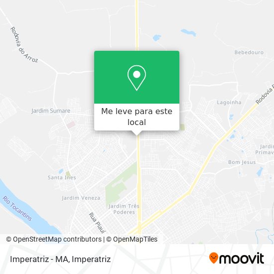 Imperatriz - MA mapa