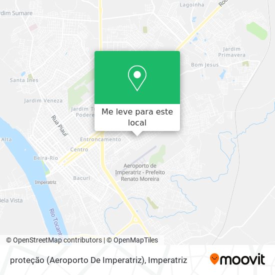 proteção (Aeroporto De Imperatriz) mapa