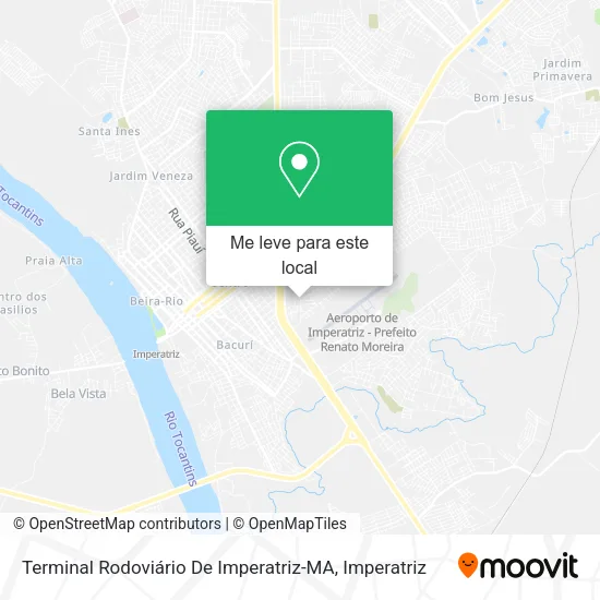 Terminal Rodoviário De Imperatriz-MA mapa