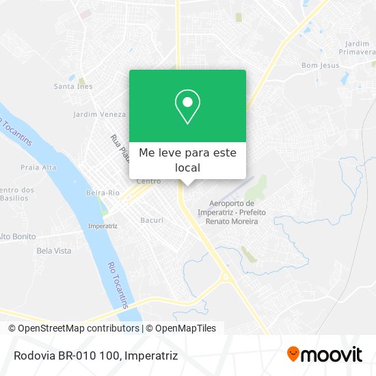 Rodovia BR-010 100 mapa