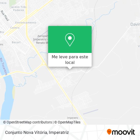 Conjunto Nova Vitória mapa