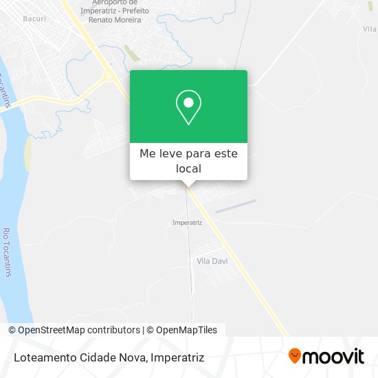 Loteamento Cidade Nova mapa