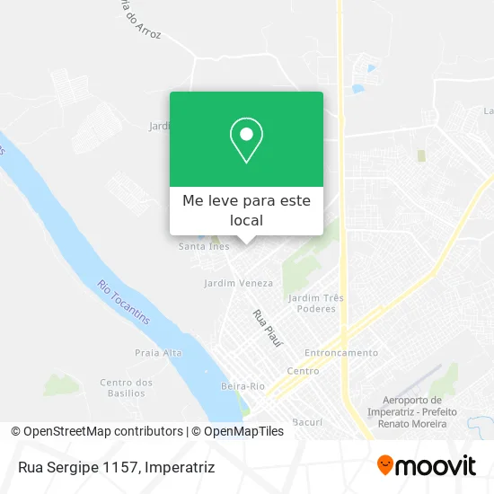 Rua Sergipe 1157 mapa