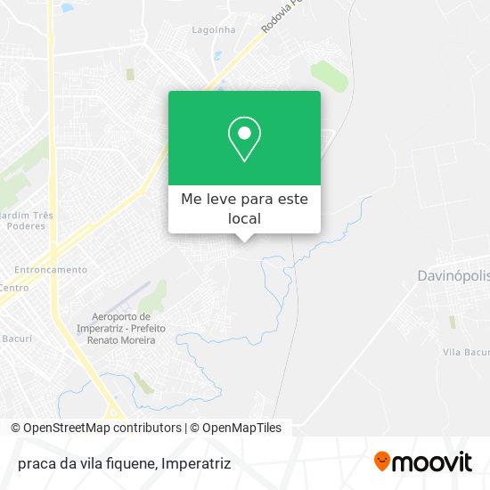 praca da vila fiquene mapa