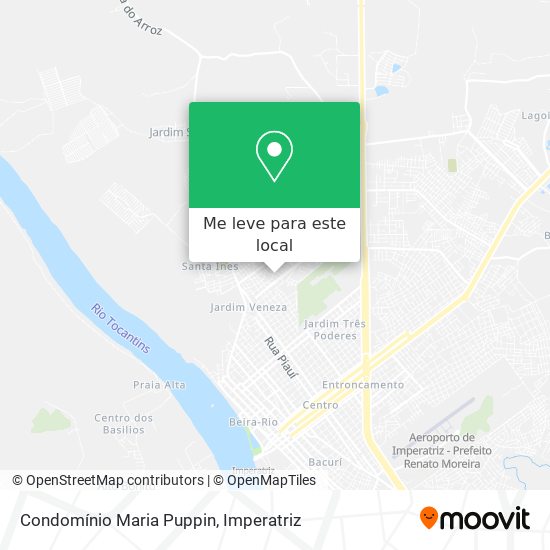 Condomínio Maria Puppin mapa