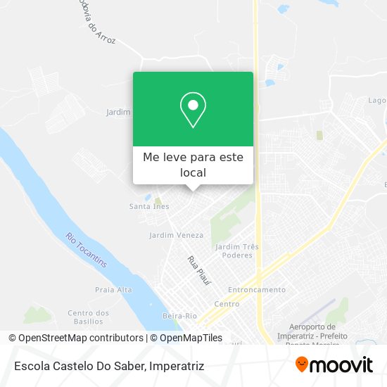 Escola Castelo Do Saber mapa