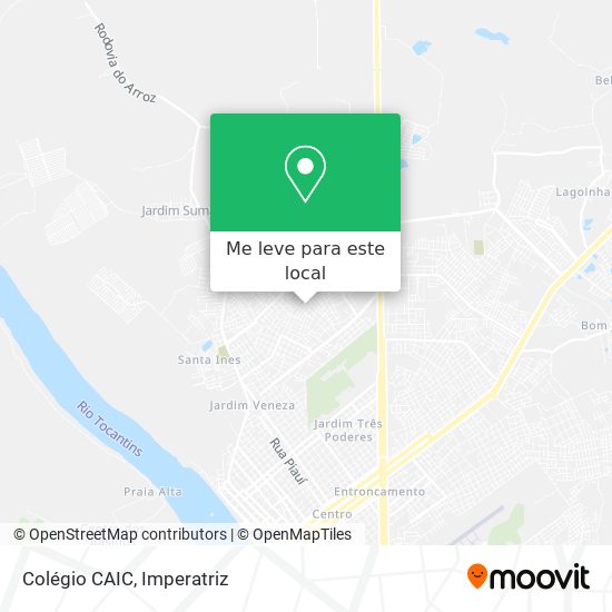 Colégio CAIC mapa