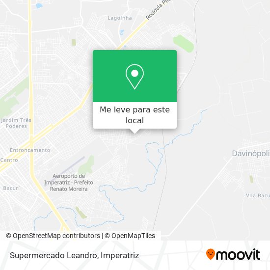 Supermercado Leandro mapa