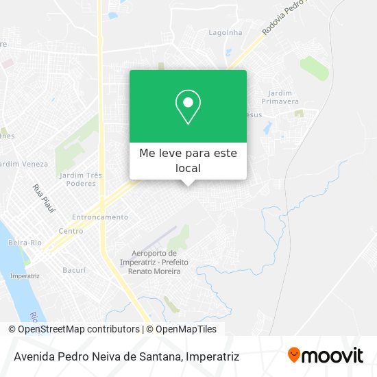 Avenida Pedro Neiva de Santana mapa