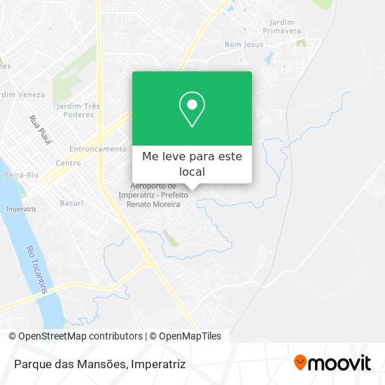 Parque das Mansões mapa