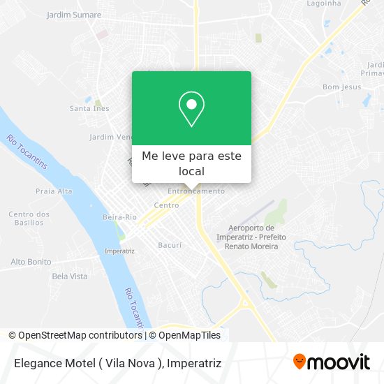 Elegance Motel ( Vila Nova ) mapa