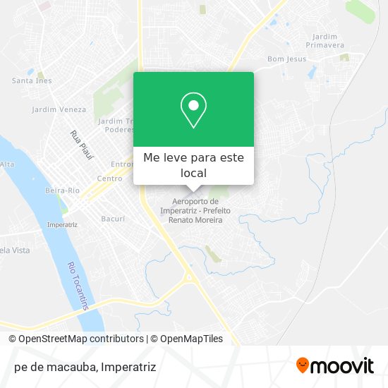 pe de macauba mapa