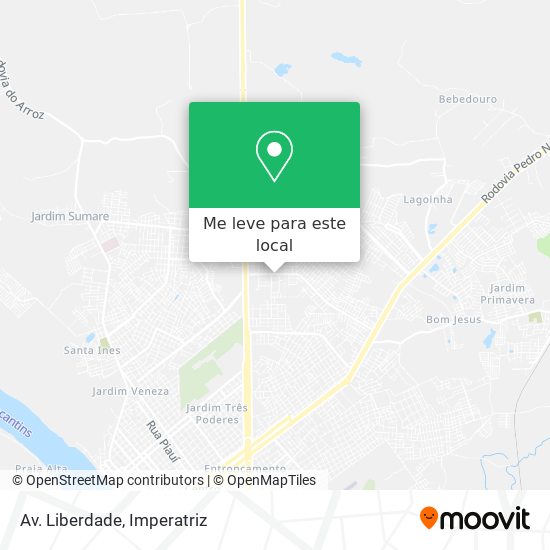 Av. Liberdade mapa