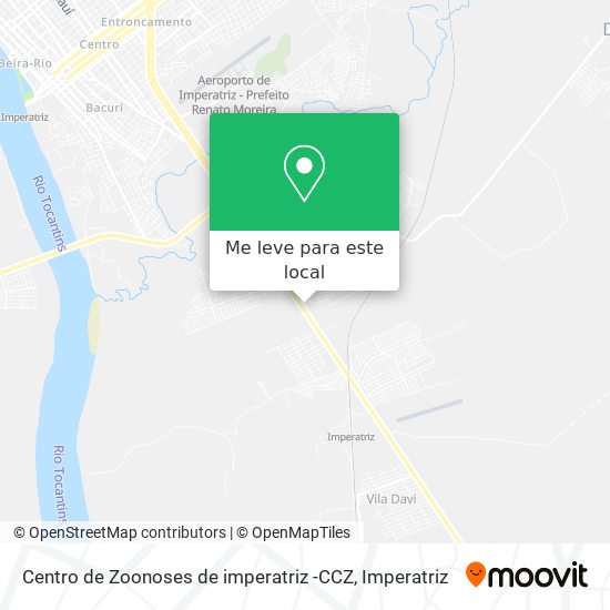 Centro de Zoonoses de imperatriz -CCZ mapa