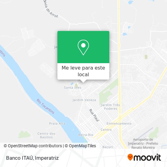 Banco ITAÚ mapa