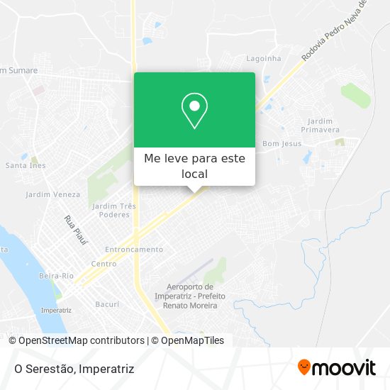 O Serestão mapa