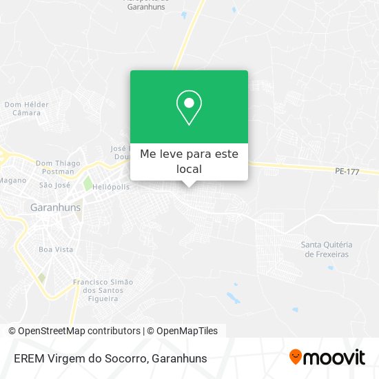 EREM Virgem do Socorro mapa