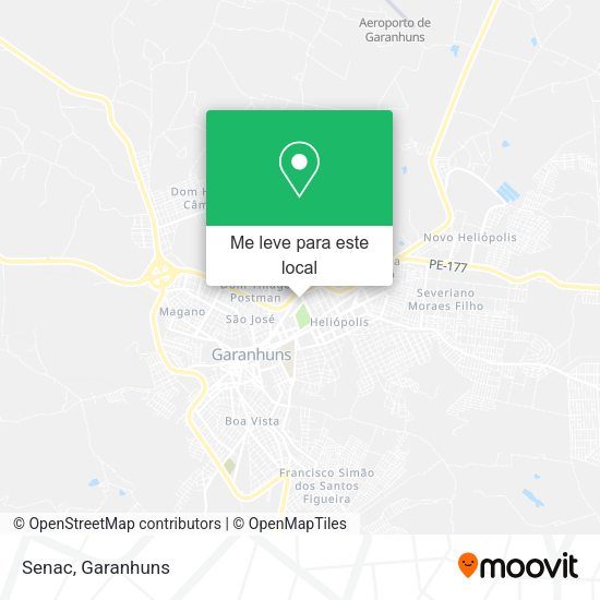 Senac mapa