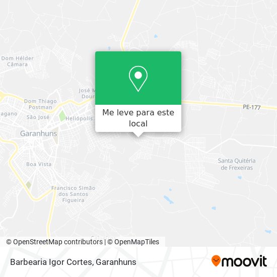 Barbearia Igor Cortes mapa