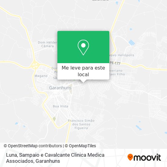 Luna, Sampaio e Cavalcante Clinica Medica Associados mapa