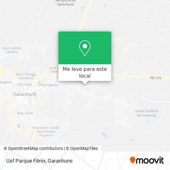 Usf Parque Fênix mapa