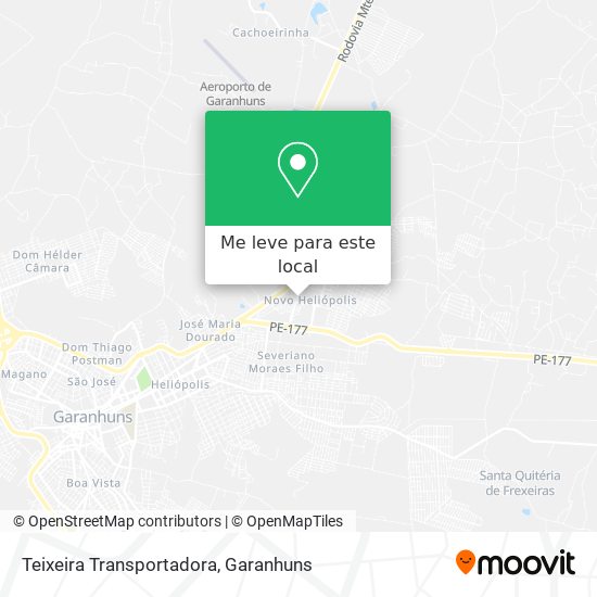 Teixeira Transportadora mapa