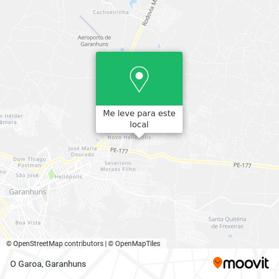 O Garoa mapa