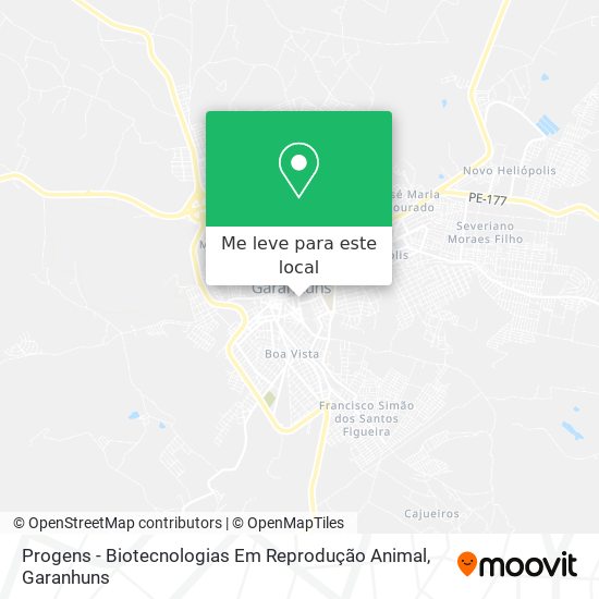 Progens - Biotecnologias Em Reprodução Animal mapa