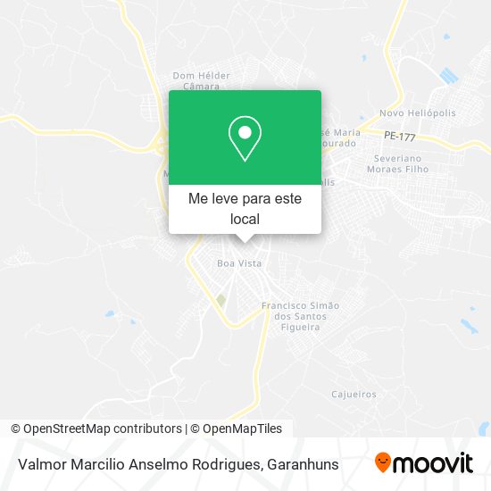 Valmor Marcilio Anselmo Rodrigues mapa