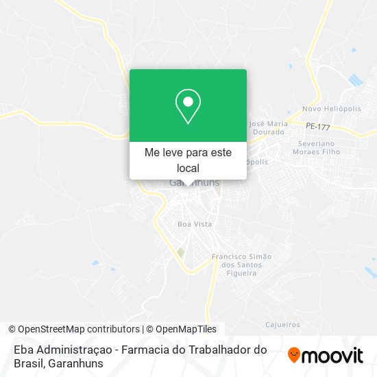 Eba Administraçao - Farmacia do Trabalhador do Brasil mapa