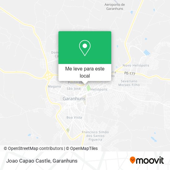 Joao Capao Castle mapa