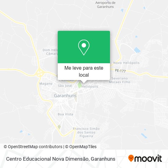 Centro Educacional Nova Dimensão mapa
