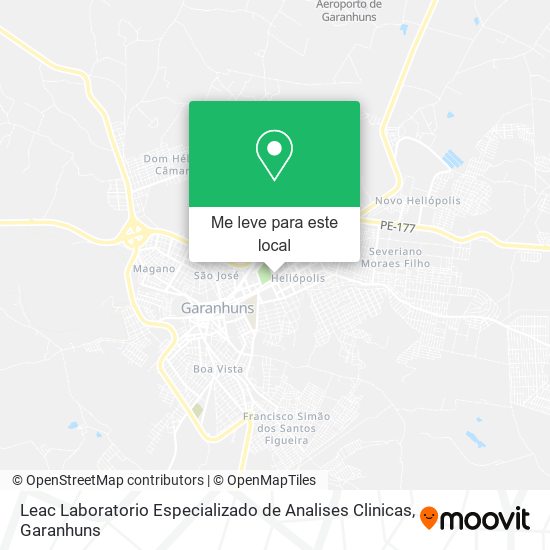 Leac Laboratorio Especializado de Analises Clinicas mapa